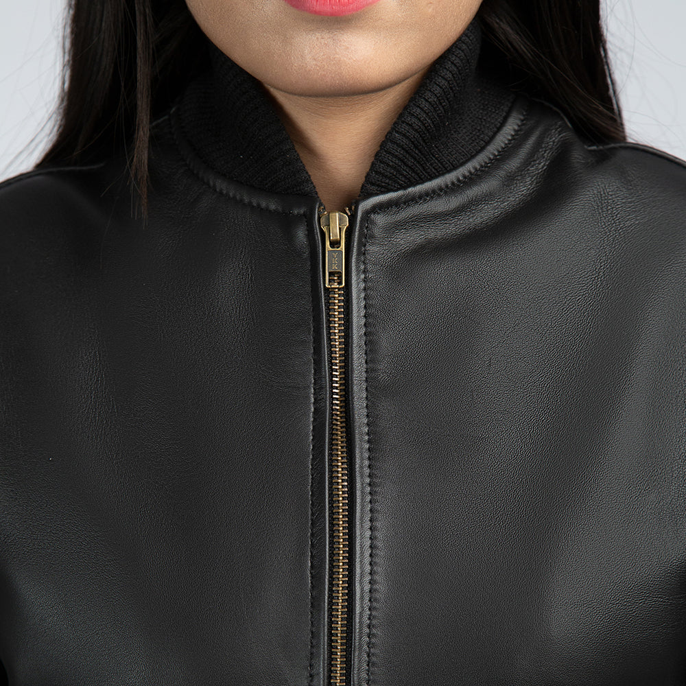 Women's Bomber Jacket Close