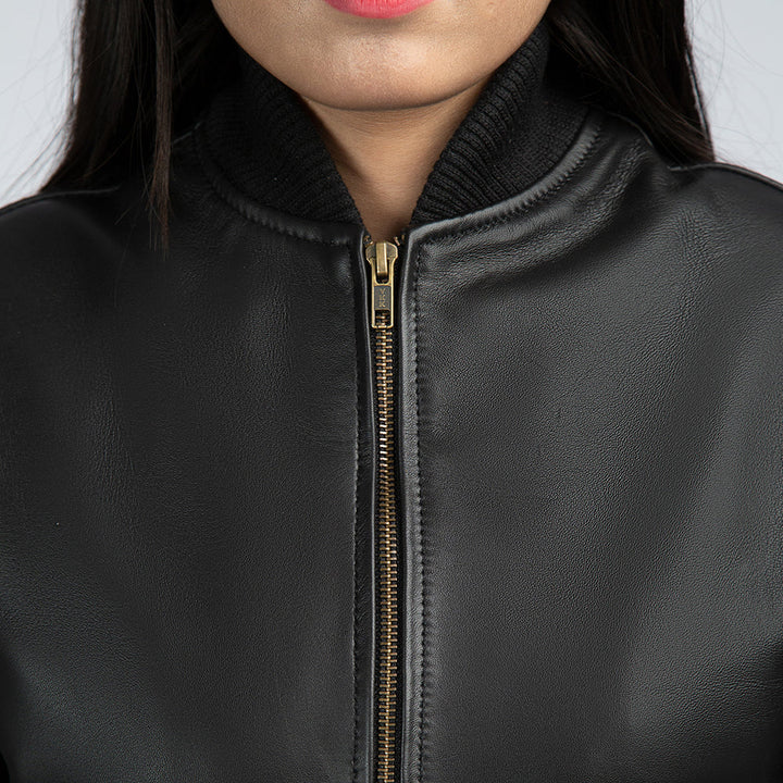 Women's Bomber Jacket Close