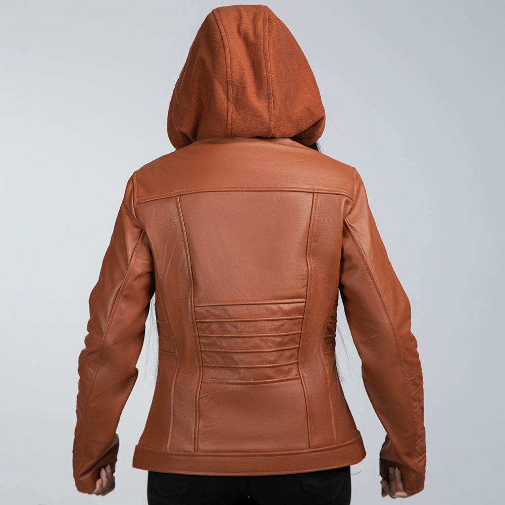 Vintage Leather Jacket Back