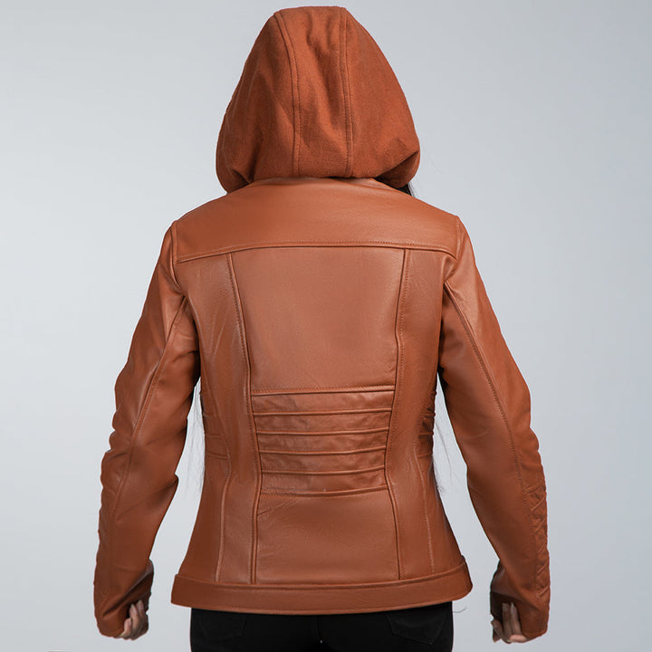 Vintage Leather Jacket Back
