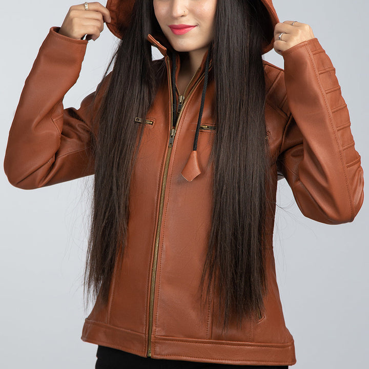 Vintage Leather Jacket Front