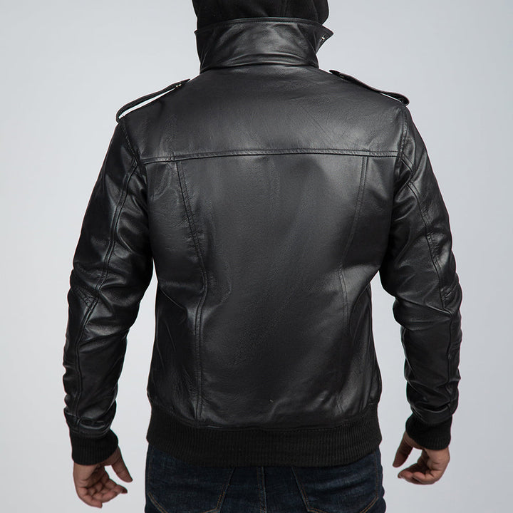 Men's Biker Jacket Back