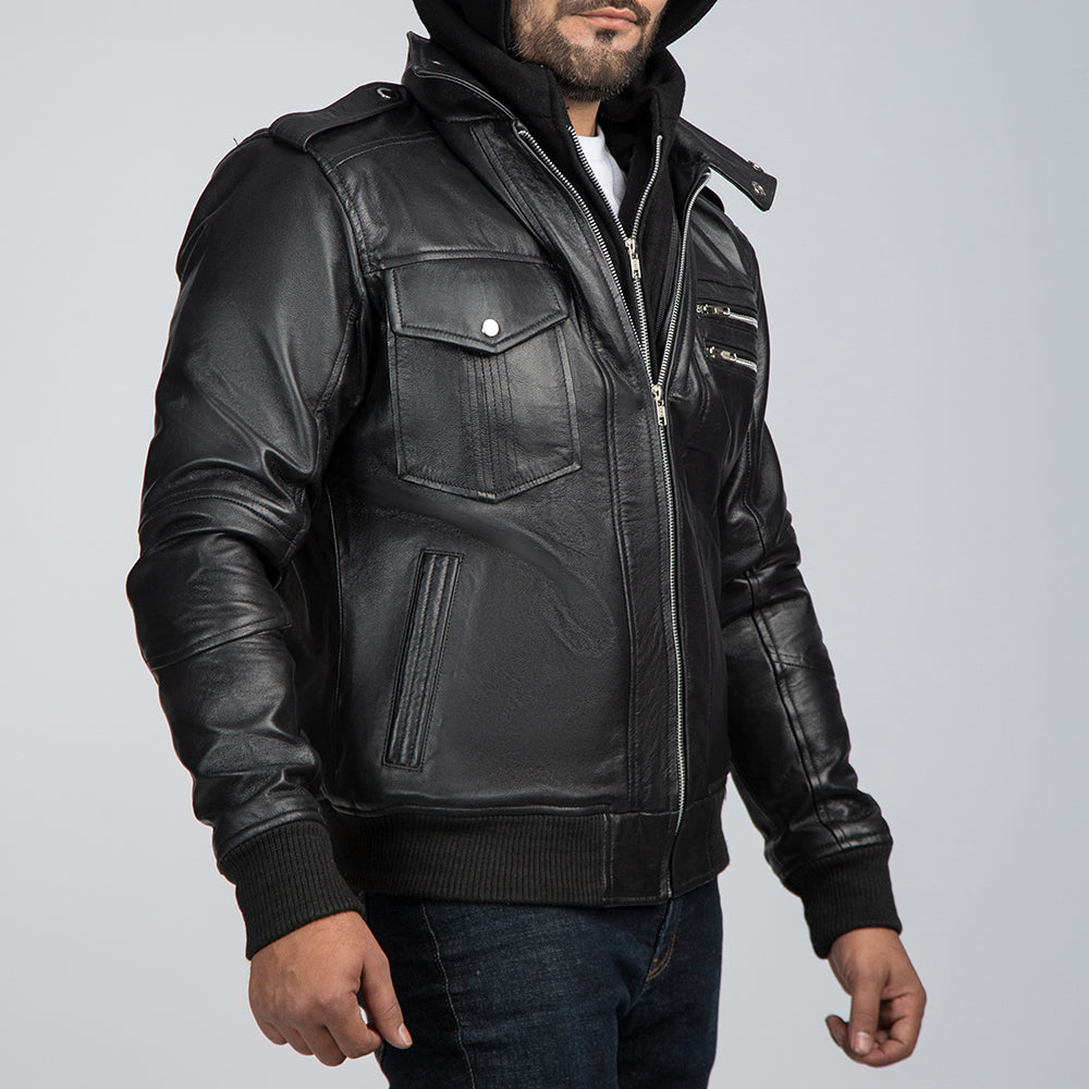 Men's Biker Jacket Side