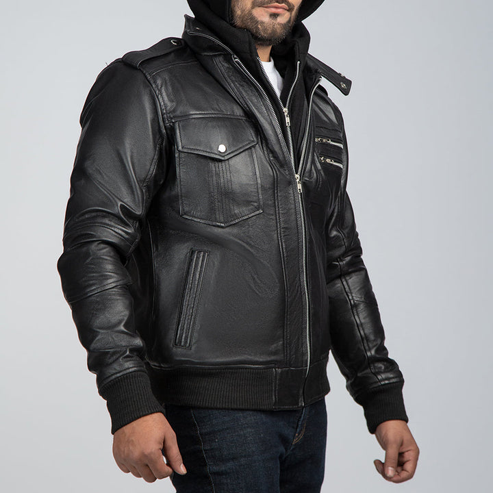Men's Biker Jacket Side